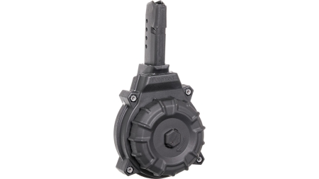 ProMag Black Polymer Handgun Magazine For Glock 43 9mm 50/rd Drum