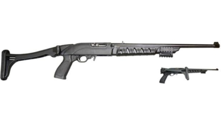 Ruger 10/22 Tactical Folding Stock - Black Polymer