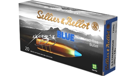 Sellier & Bellot eXergy Blue Rifle Ammunition 6.5 Creedmoor 120 gr. 2851 fps 20/ct