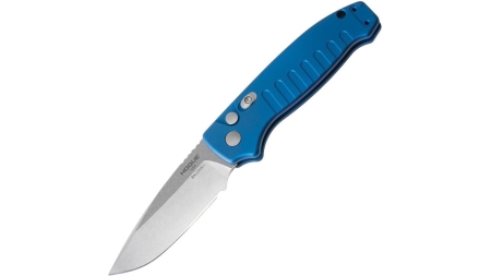 Hogue Ballista I Automated Folder Knife 3 1/2" Drop Point Blade Blue