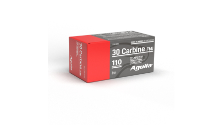 AGUILA 30 CARBINE FMJ 110GR 50RD BX 20 BXS PER CS
