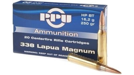 PPU 338 LAPUA 250GR HPBT 10RD BOX 20 BOXES PER CASE