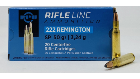 PPU 222 REM 50GR SP 20RD BOX 50 BOXES PER CASE