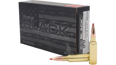 HORNADY BLACK 6.5 GRENDEL 123 ELD M 20RD BX 200RD CASE