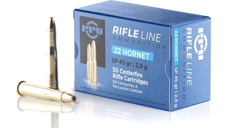 PPU 22 HORNET 45GR SP 50RD BOX 20 BOXES PER CASE