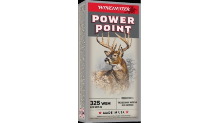 WINCHESTER SUPER X POWER POINT 325WSM 220GR 20RD BX 200RD CASE
