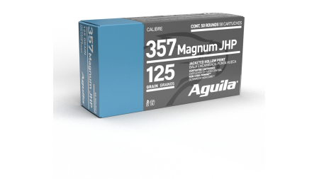 AGUILA 357 MAG JHP 125GR 50RD BOX 10 BXS PER CS