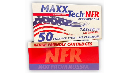 MAXXTECH 7.62X39 STEEL CASE 123GR FMJ 50RD BX/10BX PER CASE