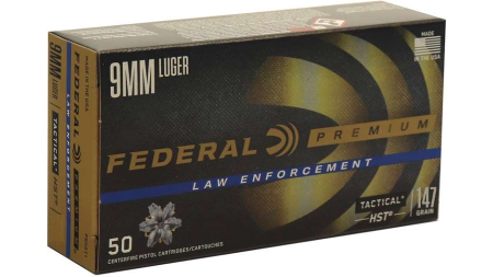 FEDERAL PREM 9MM 147GR HST JHP 50RD BX 1000RD CASE