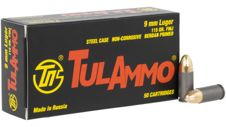 TULAMMO 9MM 115GR FMJ 50RD BOX