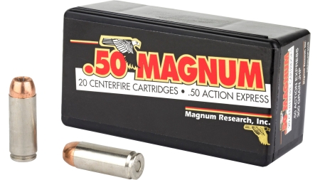 MAGNUM RSRCH 50AE 300GR JHP 20RD BX 20 BOXES PER CASE