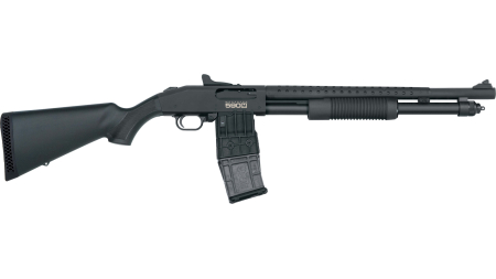 MOSSBERG 590M MAG FED 12GA SHTGN 10+1 18.5" W/ HEAT SHIELD