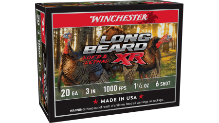 WINCHESTER LONG BEARD XR 20G 3" #6  1.25OZ 10RD BX 100RD CS