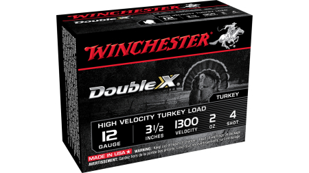 WINCHESTER DOUBLE X 12G 3.5" #4 2OZ 10RD BX 100RD CS