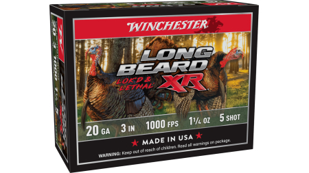 WINCHESTER LONG BEARD XR 20G 3" #5  1.25OZ 10RD 100RD CS