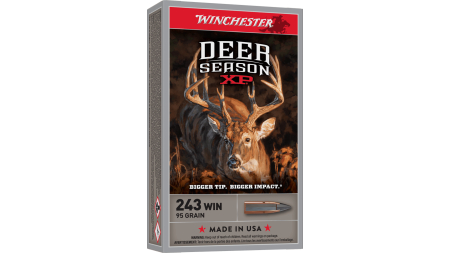 WINCHESTER DEER SEASON XP 243 WIN 95GR 20RD BX 200RD CASE