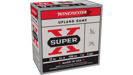 WINCHESTER SUPER X UPLAND12GA 2-3/4" 1OZ #8 25RDS