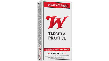 WINCHESTER USA 9MM 115GR FMJ 50RD BX 500RD CASE