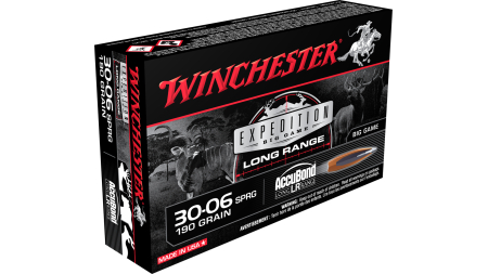 WINCHESTER EXPEDITION BIG GAME 30-06 190 GR ACCUBOND LR 20RD BX 200RD CASE