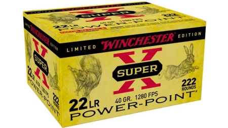 WINCHESTER SUPER X 22LR 40G HP 222RD/BX