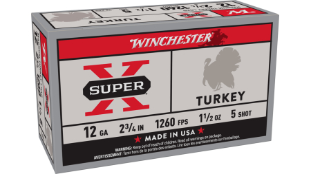 WINCHESTER SUPER X TKY LOAD 12G 23/4 11/2 #5