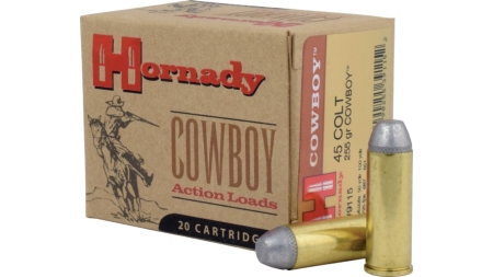 HORNADY CUSTOM COWBOY 45COLT 255GR XTP 20RD BX 200RD CASE