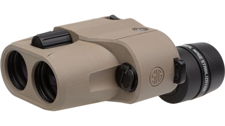 SIG SAUER ZULU6 HDX OIS BINOCULAR 10X30MM IMAGE STABILIZING FDE