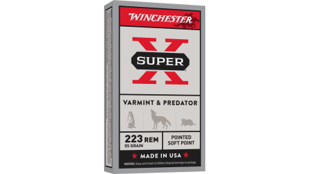 WINCHESTER SUPER X 223REM 55G JHP 20RD BX 200RD CASE
