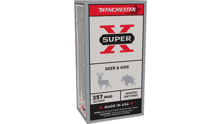 WINCHESTER SUPER X 357 MAG 158GR JSP 50RD BX 500RD CASE