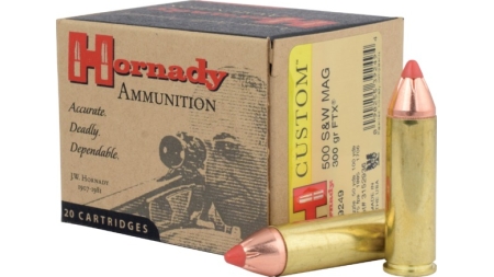 HORNADY CUSTOM 500S&W 300GR FTX 20RD BX 200RD CASE