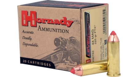 HORNADY LEVERREVOLUTION 44MAG 225GR FTX 20RD BX 200RD CASE