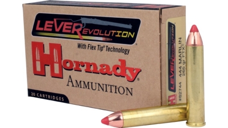 HORNADY LEVERREVOLUTION 444 MARLIN 265GR 20RD BX 200RD CASE