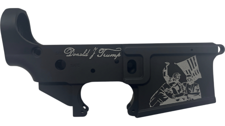 MENKE INDSTRY BILLET LWR RCVR MULTI BLK TRUMP EXCLUSIVE