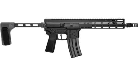 GLOBAL ORDNANCE MONOLITH 12.5" PSTL W/SBT FS1913 BRC 5.56 KEYMOD / 1913 RAIL/BLK