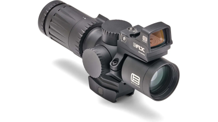 EOTECH PKG VUDU 3-9x32 SFP ULTRA-SHORT RIFLESCOPE - HC1 RETICLE (MOA); INTEGRATED MOUNT & EFLX W/MNT