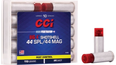 CCI 44 SPL/44 REM MAG BIG 4 SHOTSHELL 10 RD/BX 20 BX/CS