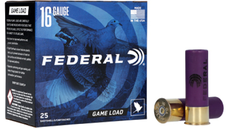 FEDERAL 16GA 2-3/4" 2-1/2DE 1OZ 7.5 25 RD/BX 10 BX/CS