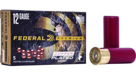 FEDERAL 12GA 3" MAG. 41 PELLETS-4 BUCK 5 RD/BX 50 BX/CS