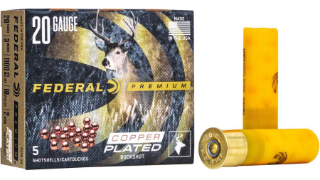 FEDERAL 20GA 3" MAG. 18 PELLETS-2B 5 RD/BX 50 BX/CS
