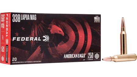 FEDERAL 338 LAPUA MAG 250GR SP 20RD/BX 10BX/CS