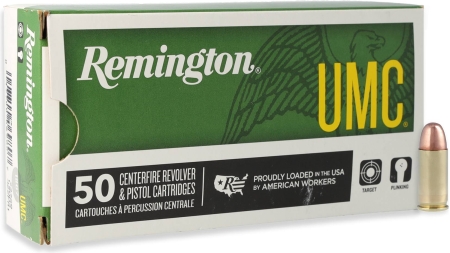 REMINGTON 32 AUTO (7.65MM) 71GR FMJ UMC 50 RND PK 50 RD/BX 10 BX/CS