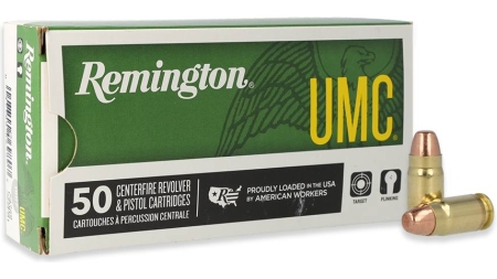 REMINGTON 357 SIG 125GR FMJ UMC 50 RND PK 50 RD/BX 10 BX/CS