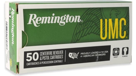REMINGTON 40 S&W 165GR FMJ UMC 50 RND PK 50 RD/BX 10 BX/CS