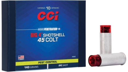 CCI 45 COLT BIG 4 SHOTSHELL 10 RD/BX 20 BX/CS