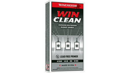 WINCHESTER 40 S&W SUPER-X TARGET WINCLEAN 165 GR 50 RD/BX 10 BX/CS