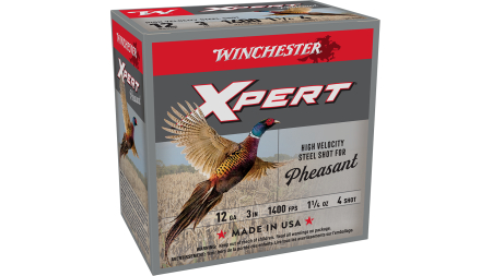WINCHESTER SUPER X XPERT PHEASANT 12 GA 3" #4 HV 1-1/4 OZ LEAD FREE 25 RD/BX 10 BX/CS