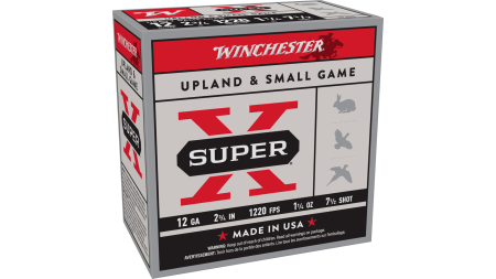 WINCHESTER SUPER X UPLAND 12 GA 2-3/4" #7.5 1-1/4 OZ 25 RD/BX 10 BX/CS