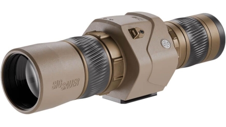 SIG SAUER OSCAR6 HDX PRO SPOTTING SCOPE 16-32X60 OIS TECHNOLOGY, COY TAN