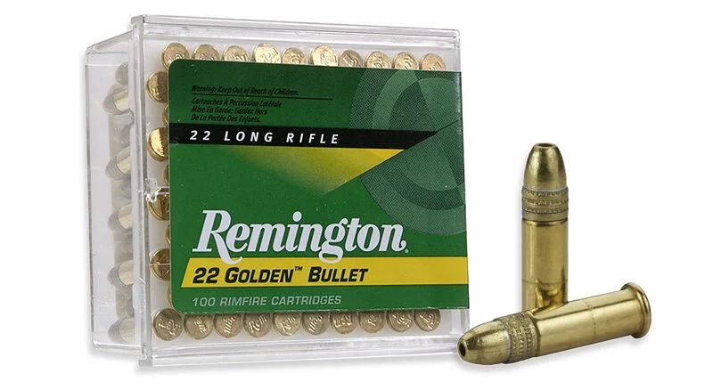 REMINGTON 22 GOLDEN BULLET, 22 LR, HV 36GR HP 100 RD/BX 50 BX/CS