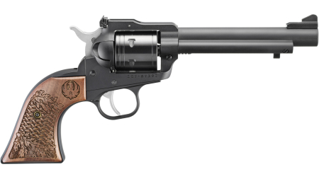 RUGER COLLECTORS SERIES SUPER WRANGLER 22LR/WMR REVOLVER 5.5" ENGRAVED WALNUT GRIP 6RD